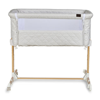 Quax Co-sleeper Side by Side Naturel Quilted - Clay