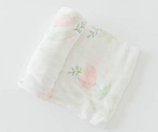 Little unicorn Deluxe Swaddle - Pink Peony