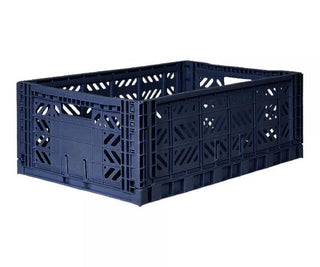 Lillemor Folding crate - Maxi - Navy