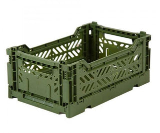 Lillemor Folding crate - Mini - Khaki