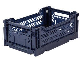 Lillemor Folding crate - Mini - Navy