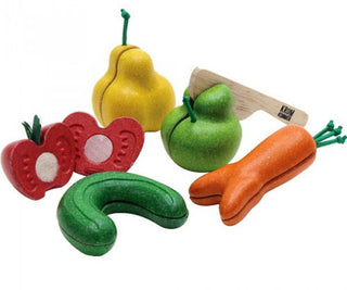 Plan Toys  Fruit & Veggie Set Kromkommer