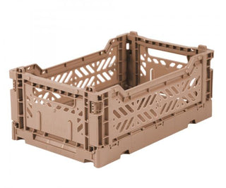 Lillemor Folding crate - Mini - Warm Taupe