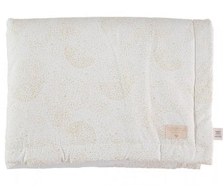 Nobodinoz Laponia blanket - gold bubble white