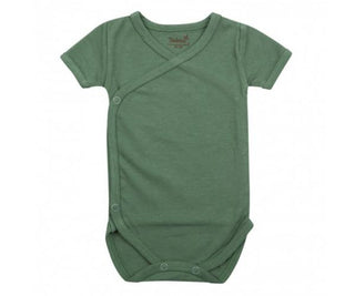 Timboo body korte mouw newborn - aspen green