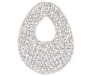 Cam cam  Teething Bib - Grey Wave