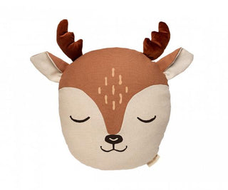 Nobodinoz  Deer cushion - sienna brown