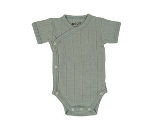 Lodger Romper korte mouw - Silt green Tribe 2 stuks