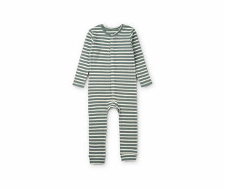 Liewood Birk pyjamas jumpsuit Y/D Stripe- Blue fog/sandy