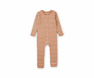 Liewood Birk pyjamas jumpsuit Y/D Stripe- Tuscany rose/sandy