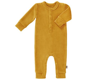 Fresk  Pyjama zonder voet velours - Mimosa - 0-3m