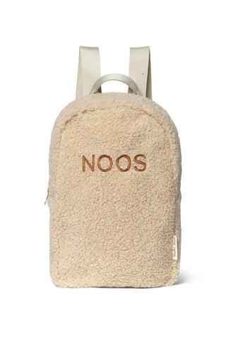 Studio Noos mini ecru Chunky Backpack - gepersonaliseerd