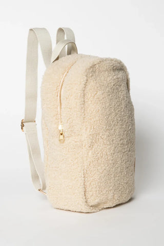 Studio Noos mini ecru Chunky Backpack - gepersonaliseerd