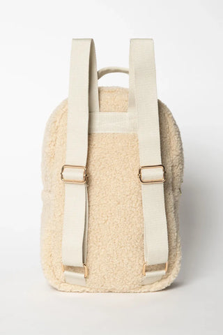 Studio Noos mini ecru Chunky Backpack - gepersonaliseerd