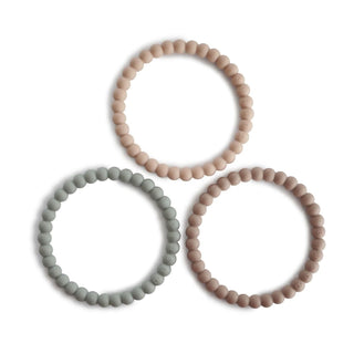 Mushie Silicone Bracelet - Clary Sage Tuscany Desert Sand