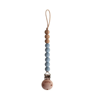 Mushie Speenketting Eva - cloud wood