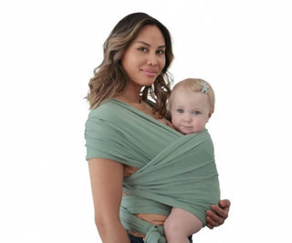 Mushie Baby Carrier Wrap - Roman Green