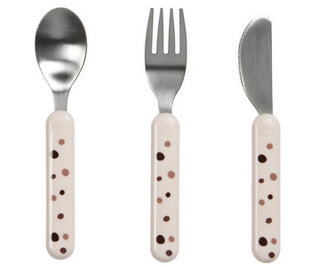 Done by deer Cutlery set Dreamy dots - Powder