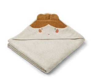 Liewood Augusta Hooded Junior Towel Doll/sandy