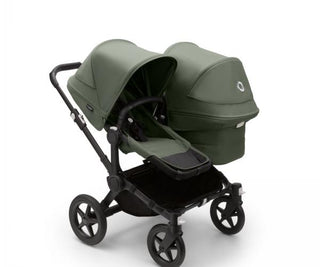 Bugaboo  Donkey 5 - Forest green zonnekap en bekleding black onderstel