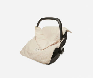 Jollein  Voetenzak voor Autstoel Kinderwagen Boucle - Naturel