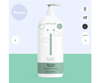 Naïf Voedende Shampoo voor Baby & Kids 500ml