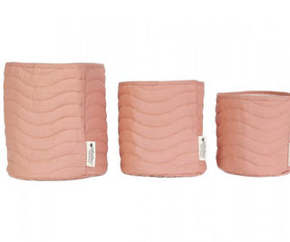 Nobodinoz Samba basket - Dolce Vita Pink - Small