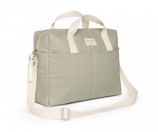 Nobodinoz Gala waterproof changing bag • laurel green