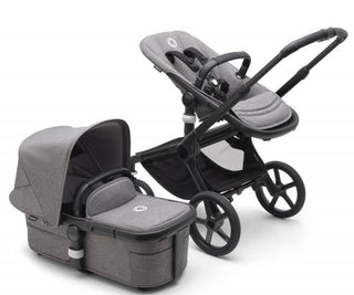 Bugaboo  Fox 5 - Grey melange met zwart frame