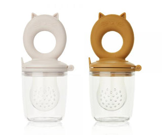 Liewood Miranda Food Feeder 2-Pack - Sandy Golden caramel